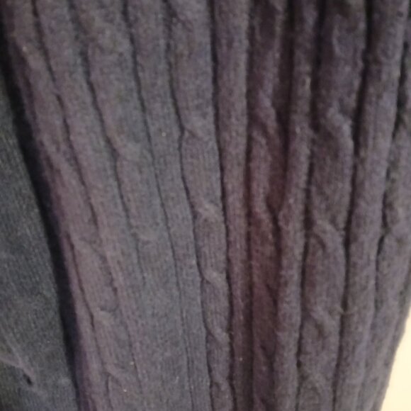 GAP Women's Dark Blue Cable-Knit Sweater Pants Size SM - Picture 6 of 10